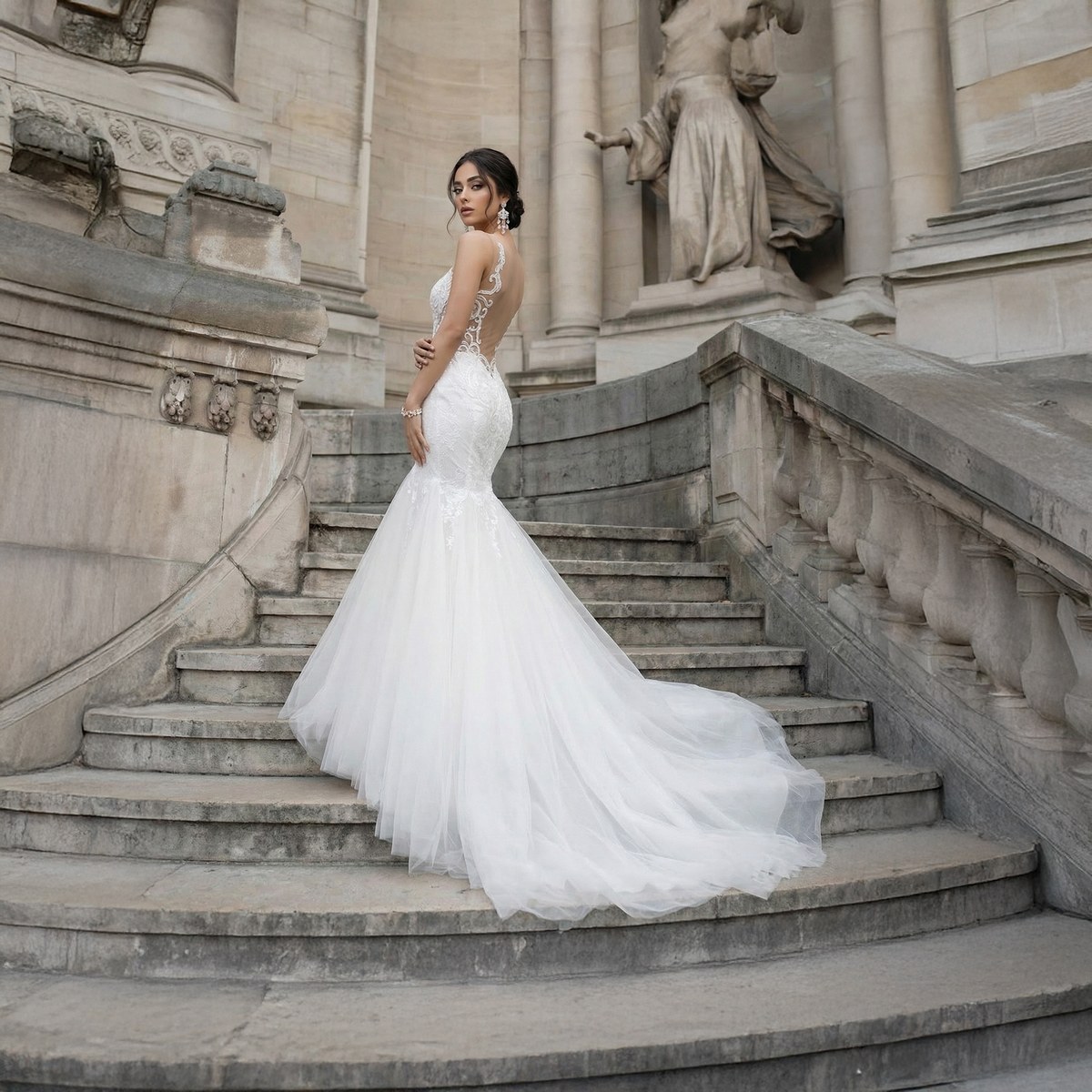 Couturecreatie in detail